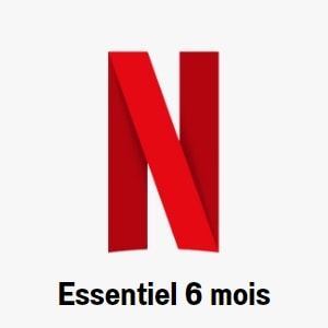Abonnement Netflix Essentiel 6 mois