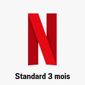 Abonnement Netflix Standard 3 mois