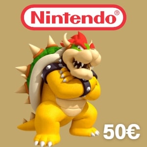 Carte cadeau Nintendo eShop 50€