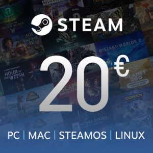 Carte cadeau Steam 20€