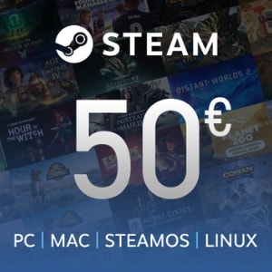 Carte cadeau Steam 50€