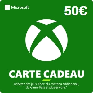 Carte cadeau XBOX 50€