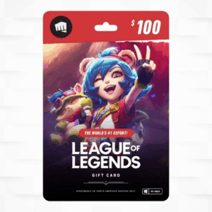 League of Legends – Carte cadeau Riot Access 100$ NA