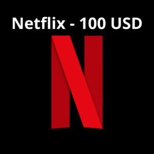 Netflix – Carte cadeau 100 USD