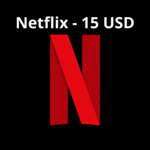 Netflix – Carte cadeau 15 USD