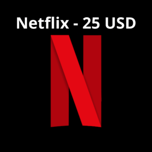 Netflix – Carte cadeau 25 USD